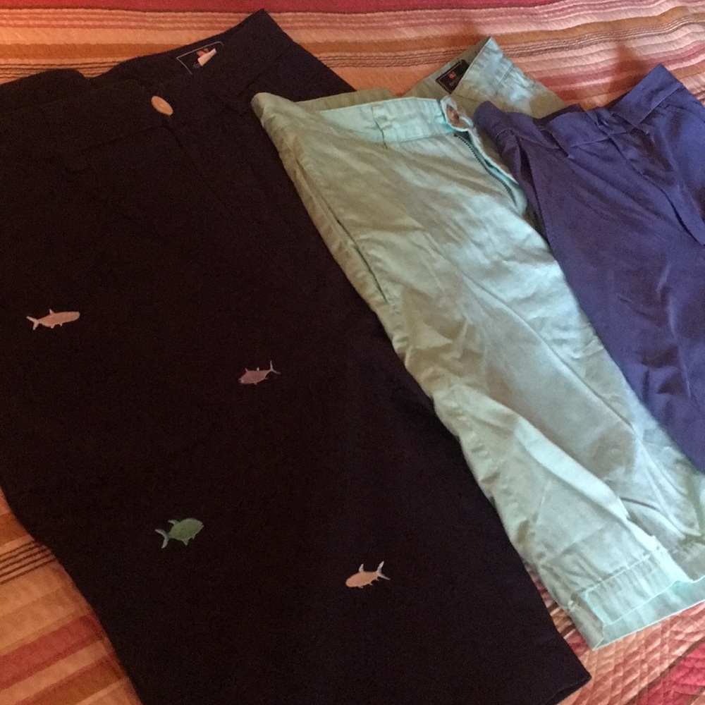 vineyard vines men’s shorts size 33 lot of 3